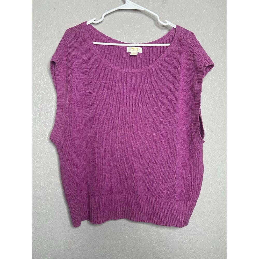 Anthropologie Maeve Pink Sleeveless Boatneck Sweater Size XL - Picture 3 of 9